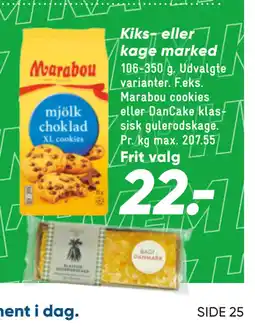 Bilka Kiks- eller kage marked tilbud