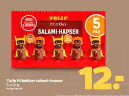 Netto Tulip Pålækker salami-hapser tilbud