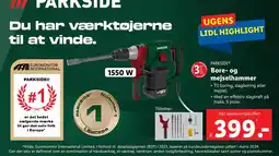 Lidl Bore- og mejselhammer tilbud