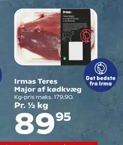 SuperBrugsen Irmas Teres Major af kødkvæg tilbud