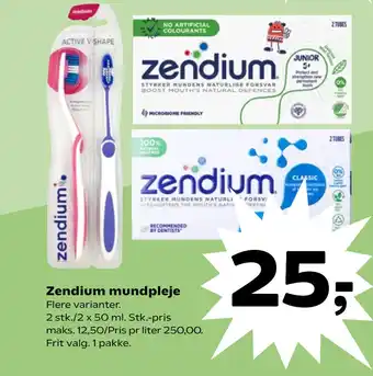 SuperBrugsen Zendium mundpleje tilbud