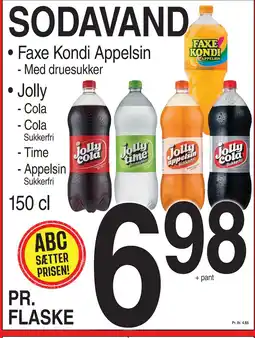 ABC Lavpris SODAVAND tilbud