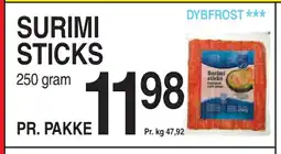 ABC Lavpris SURIMI STICKS tilbud