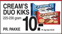 ABC Lavpris CREAM’S DUO KIKS tilbud