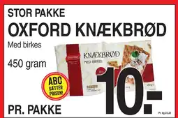 ABC Lavpris OXFORD KNÆKBRØD tilbud