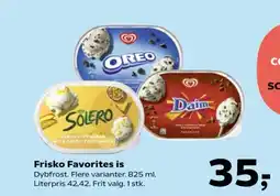 Kvickly Frisko Favorites is tilbud