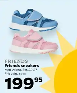 Kvickly Friends sneakers tilbud