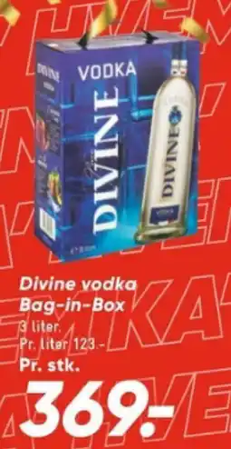 Divine vodka Bag-in-Box