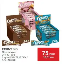 Nielsen's Discount CORNY BIG Flere varianter tilbud