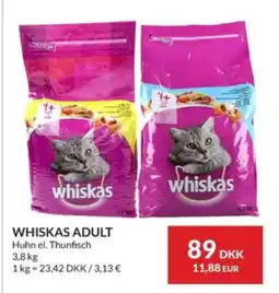 Nielsen's Discount WHISKAS ADULT Huhn el. Thunfisch tilbud