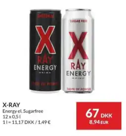 Nielsen's Discount X-RAY Energy el. Sugarfree tilbud