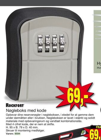 Harald Nyborg Nøgleboks med kode tilbud