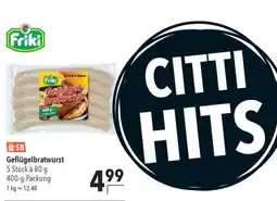 Citti Geflügel Bratwurst tilbud