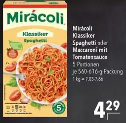 Mirácoli Klassiker Spaghetti oder Maccaroni mit Tomatensauce
