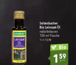 Citti Seitenbacher Bio Leinsaat Öl tilbud