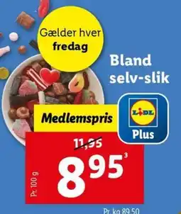 Lidl Bland selv-slik tilbud