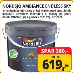 Farveland NORDSJÖ AMBIANCE ENDLESS SKY tilbud