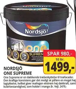 Farveland NORDSJÖ ONE SUPREME tilbud