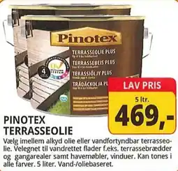 Farveland PINOTEX TERRASSEOLIE tilbud