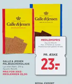 MENY Pålægschokolade Mørk tilbud