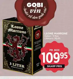 MENY Italiensk Rødvin tilbud