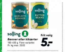 Bilka Kikærter tilbud