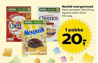SuperBrugsen Nestlé morgenmad tilbud