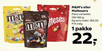 SuperBrugsen M&M's eller Maltesers tilbud