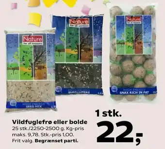 Vildfuglefrø eller bolde