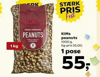 SuperBrugsen KiMs peanuts tilbud