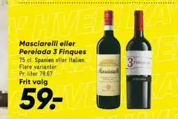 Bilka Italiensk Rødvin tilbud
