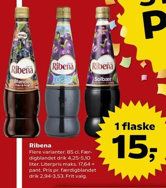 SuperBrugsen Ribena tilbud