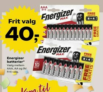 SuperBrugsen Energizer batterier tilbud