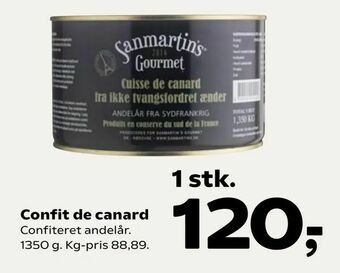 SuperBrugsen Confit de canard tilbud