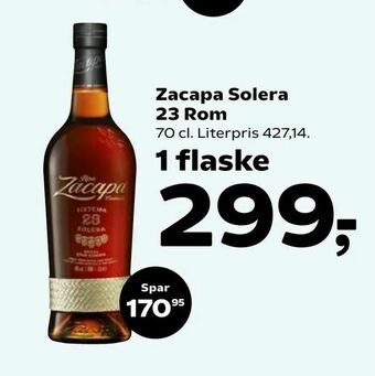 SuperBrugsen Zacapa Solera 23 Rom tilbud