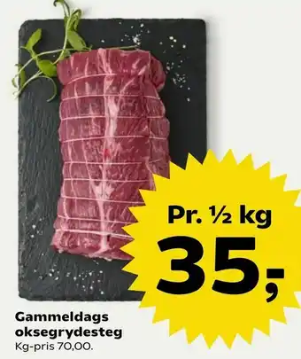 Gammeldags oksegrydesteg