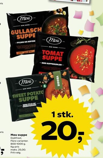 SuperBrugsen Mou suppe tilbud