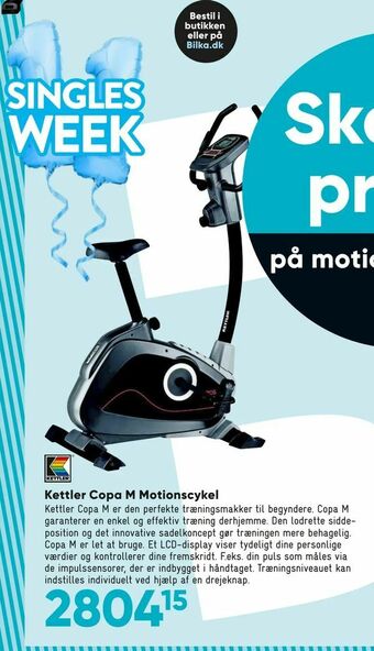 Bilka Kettler Copa M Motionscykel tilbud