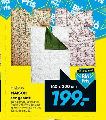 Bilka MAISON sengesæt tilbud