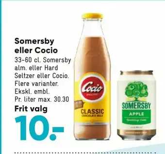 Bilka Somersby eller Cocio tilbud