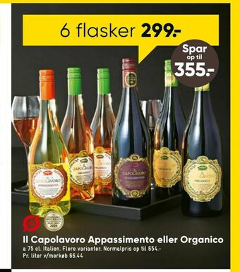 Bilka Il Capolavoro Appassimento eller Organico tilbud