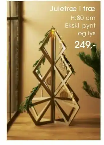 Bilka Juletræ i træ tilbud