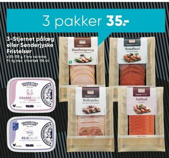 Bilka 3-Stjernet pålæg eller Sønderjyske Fristelser tilbud