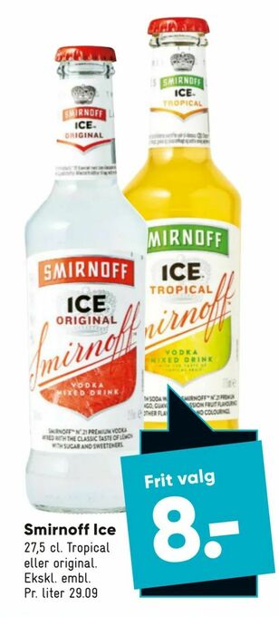 Bilka Smirnoff Ice tilbud