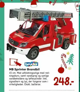 Bilka MB Sprinter Brandbil tilbud
