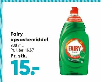 Bilka Fairy opvaskemiddel tilbud