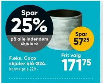 Bilka Coco skjuler blå Ø24 tilbud