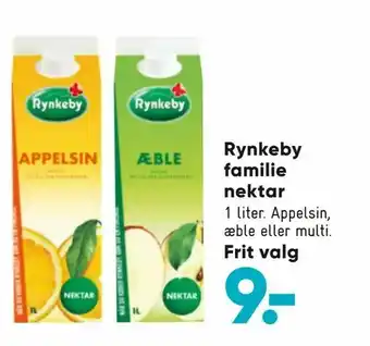Bilka Rynkeby familie nektar tilbud
