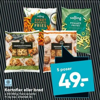Bilka Kartofler eller brød tilbud