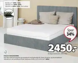 JYSK HASLEV SENGERAMME tilbud